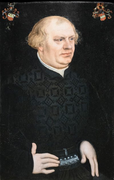 Retrato de un hombre de Lucas the Elder Cranach