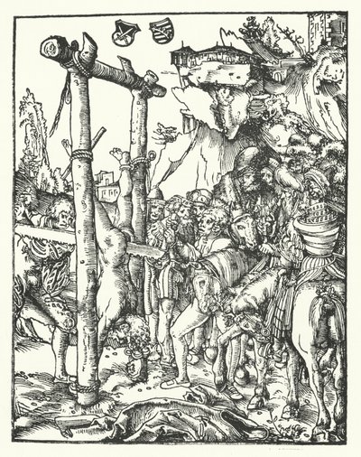 Simón, del Martirio de los Doce Apóstoles de Lucas the Elder Cranach