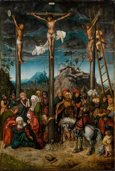 La Crucifixión, c. 1506-20 de Lucas the Elder Cranach