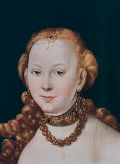 Venus, detalle de Venus y Cupido de Lucas the Elder Cranach