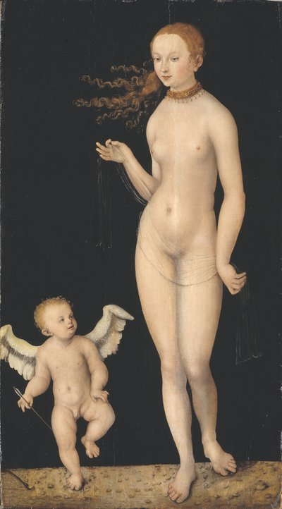 Venus y Cupido de Lucas the Elder Cranach