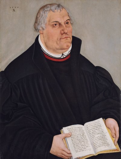 Retrato de Martín Lutero de Lucas the Younger Cranach