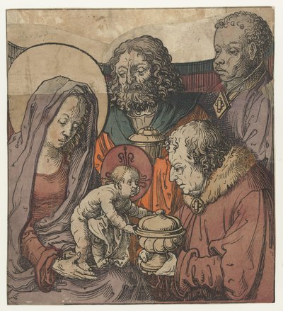 La Adoración de los Reyes Magos de Lucas van Leyden (circle of)