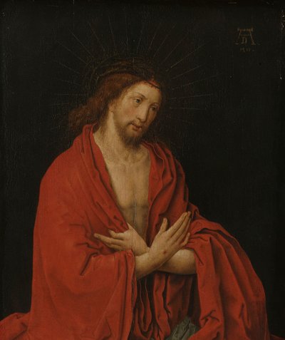 Cristo con corona de espinas de Lucas van Leyden (copy after)