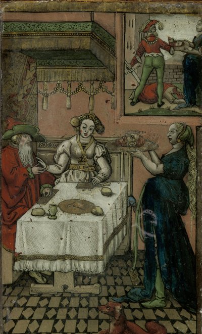 Salomé con la cabeza de Juan el Bautista de Lucas van Leyden (manner of)
