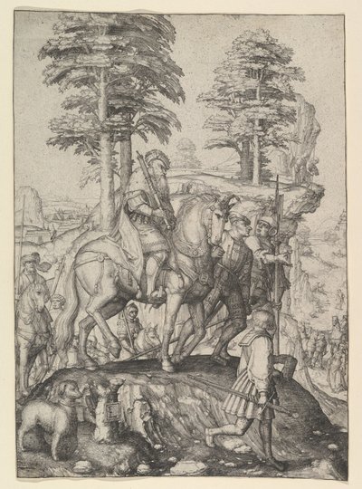Abigail ante David, ca. 1507 de Lucas van Leyden