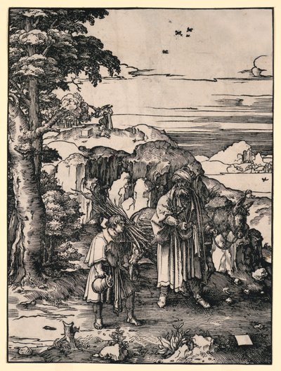 El sacrificio de Abraham de Lucas van Leyden