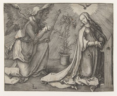 Anunciación de Lucas van Leyden