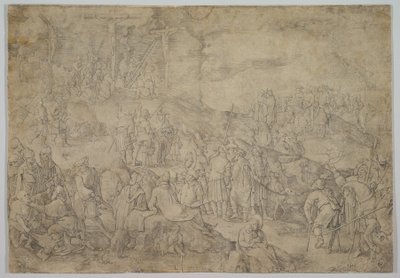 Calvario Gólgota, 1517 de Lucas van Leyden