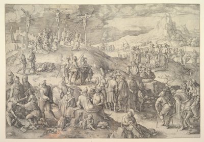 Calvario Gólgota de Lucas van Leyden