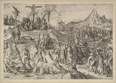 Calvario Gólgota de Lucas van Leyden