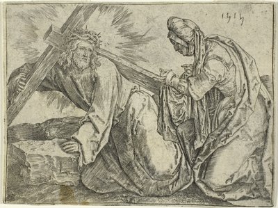 Cristo llevando la cruz de Lucas van Leyden