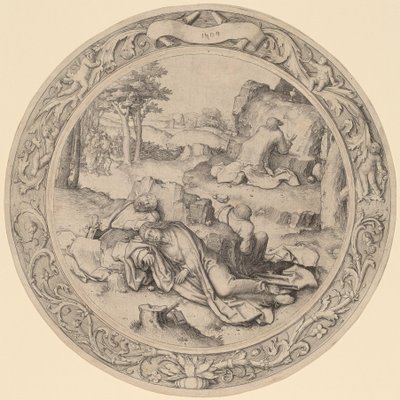 Cristo en Getsemaní de Lucas van Leyden