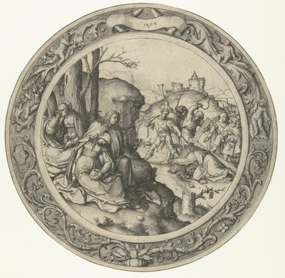 El porte de la cruz
La Pasión Redonda (título de la serie) de Lucas van Leyden