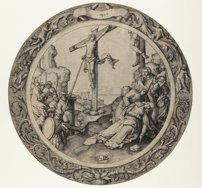 La crucifixión
La Pasión Redonda (título de la serie) de Lucas van Leyden