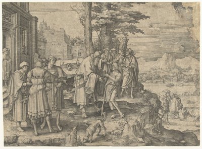 El regreso del hijo pródigo de Lucas van Leyden