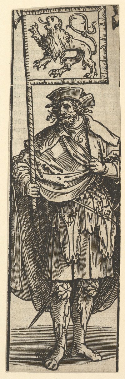 Dirk Primer Conde de Holanda, 1517 de Lucas van Leyden