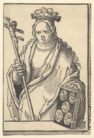 Ecclesia Christi Faith, de la serie de Sibilas, ca. 1530 de Lucas van Leyden
