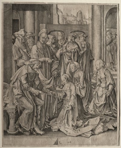 Ester ante Asuero de Lucas van Leyden