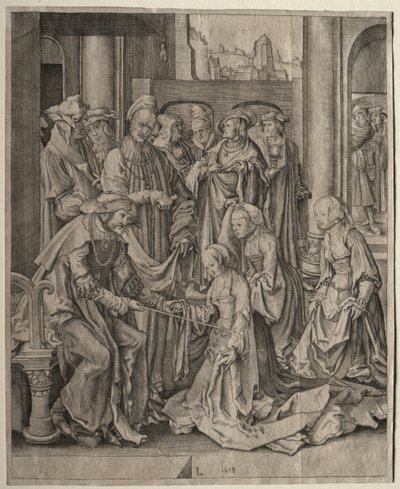 Ester ante Asuero de Lucas van Leyden