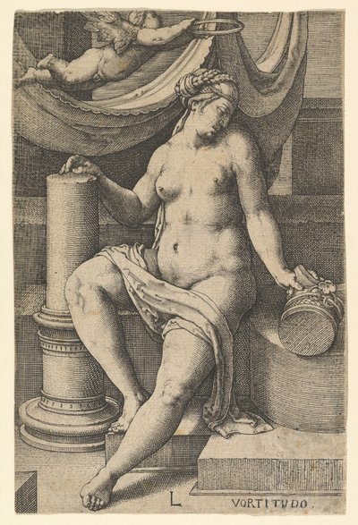 Fortaleza, de la serie Las siete virtudes de Lucas van Leyden