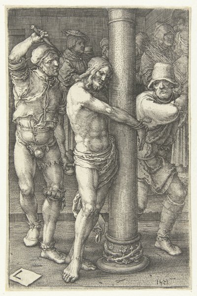Azote de Cristo La pequeña pasión (título de la serie) de Lucas van Leyden