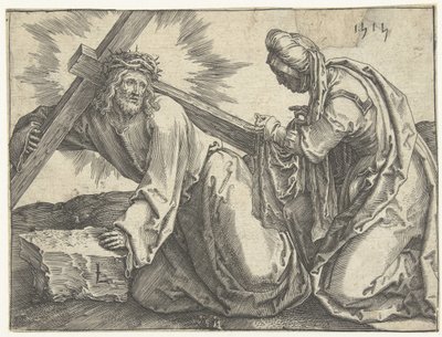 llevando la cruz de Lucas van Leyden