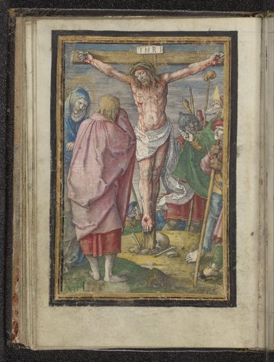 Crucifixión de Cristo Pasión de Cristo (título de la serie) de Lucas van Leyden