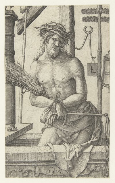 Hombre de sufrimientos de Lucas van Leyden
