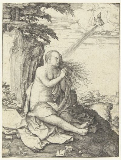 María Magdalena en el desierto de Lucas van Leyden