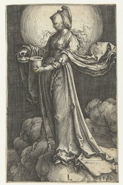 María Magdalena en las nubes Maria Magdalena en de wolken de Lucas van Leyden