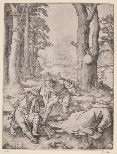 Mahoma y el monje Sergio de Lucas van Leyden
