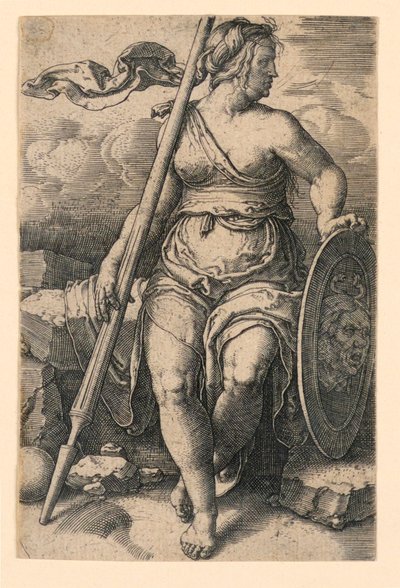 Palas Atenea (Minerva) de Lucas van Leyden