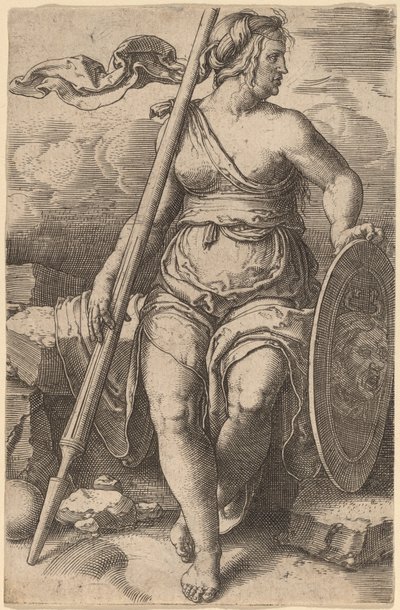 Palas Atenea de Lucas van Leyden
