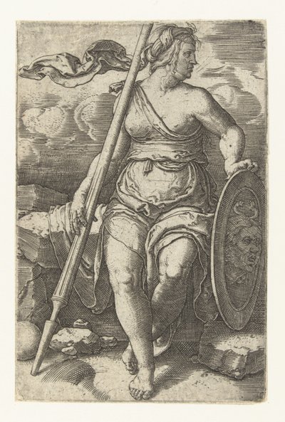 Palas Atenea de Lucas van Leyden