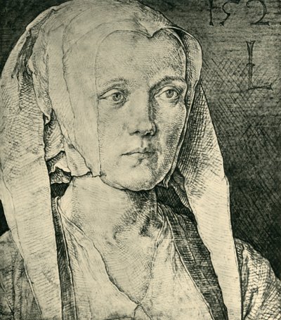 Retrato de una mujer, 1521, 1943 de Lucas van Leyden