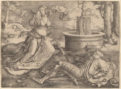 Píramo y Tisbe de Lucas van Leyden