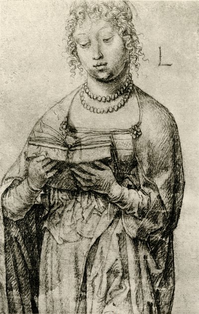 Niña leyendo de Lucas van Leyden