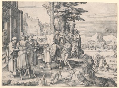 El regreso del hijo pródigo de Lucas van Leyden