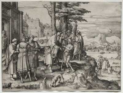 El regreso del hijo pródigo, c. 1510 de Lucas van Leyden