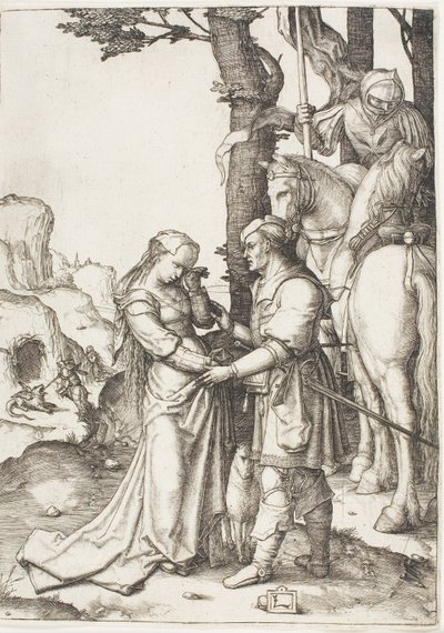 San Jorge liberando a la princesa de Lucas van Leyden