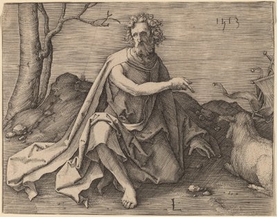 San Juan Bautista en el desierto de Lucas van Leyden