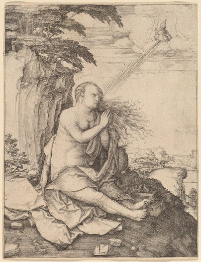 Santa María Magdalena en el desierto de Lucas van Leyden