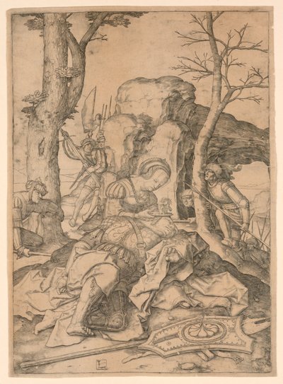 Sansón y Dalila de Lucas van Leyden