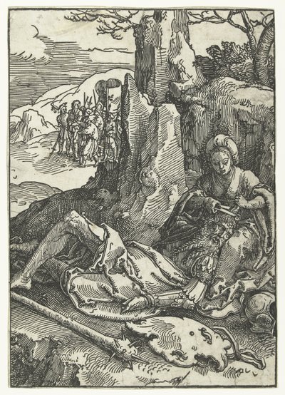 Sansón y Dalila Serie pequeña Listas de mujeres (título de la serie) de Lucas van Leyden