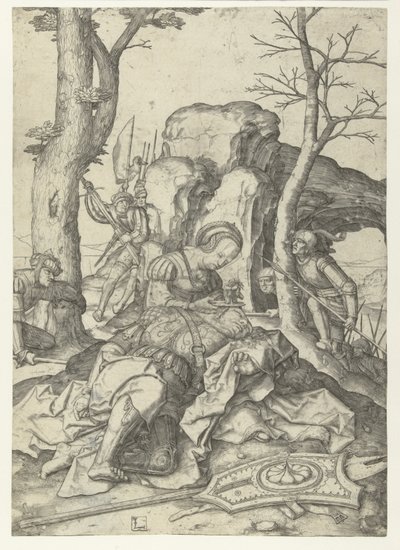 Sansón y Dalila de Lucas van Leyden