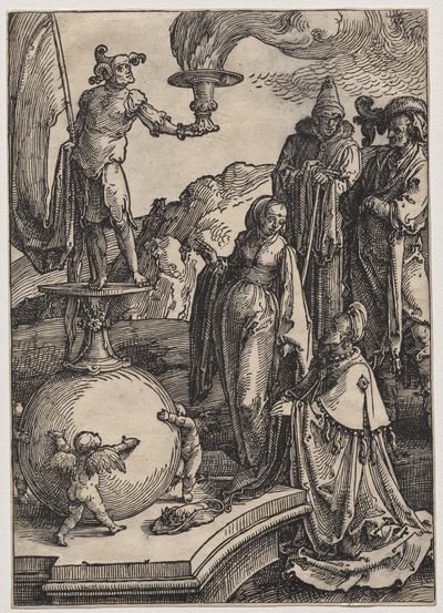 La idolatría de Salomón de Lucas van Leyden