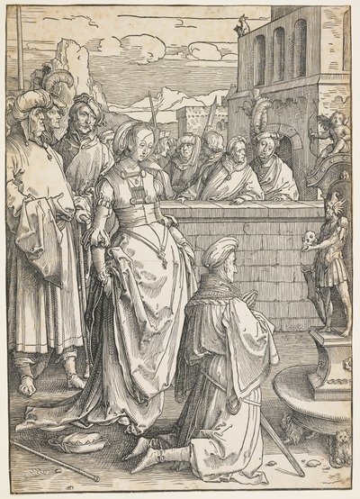 La idolatría de Salomón, c. 1512 de Lucas van Leyden