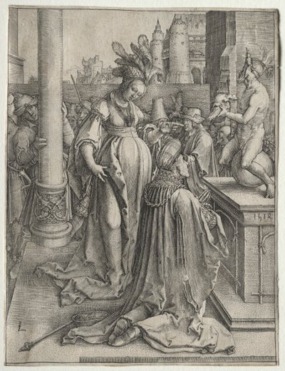 La idolatría de Salomón de Lucas van Leyden