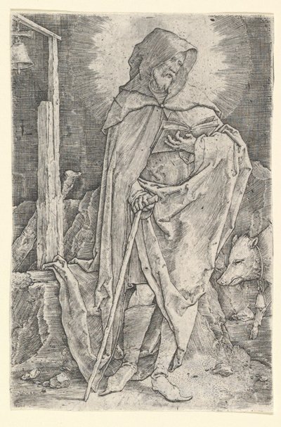 San Antonio, ca. 1521 de Lucas van Leyden
